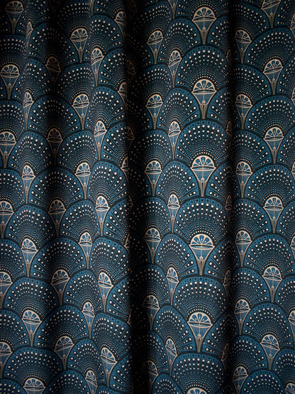 Deco Martini 'Midnight Gold' Recycled Velvet Sample