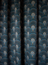 Load image into Gallery viewer, Deco Martini &#39;Midnight Gold&#39; Recycled Velvet Sample