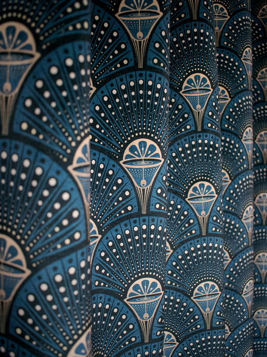 Deco Martini 'Midnight Gold' Recycled Velvet Sample