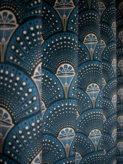 Deco Martini 'Midnight Gold' Recycled Velvet