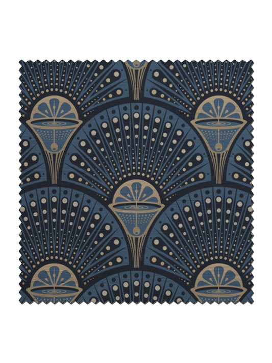Deco Martini 'Midnight Gold' Linen Sample
