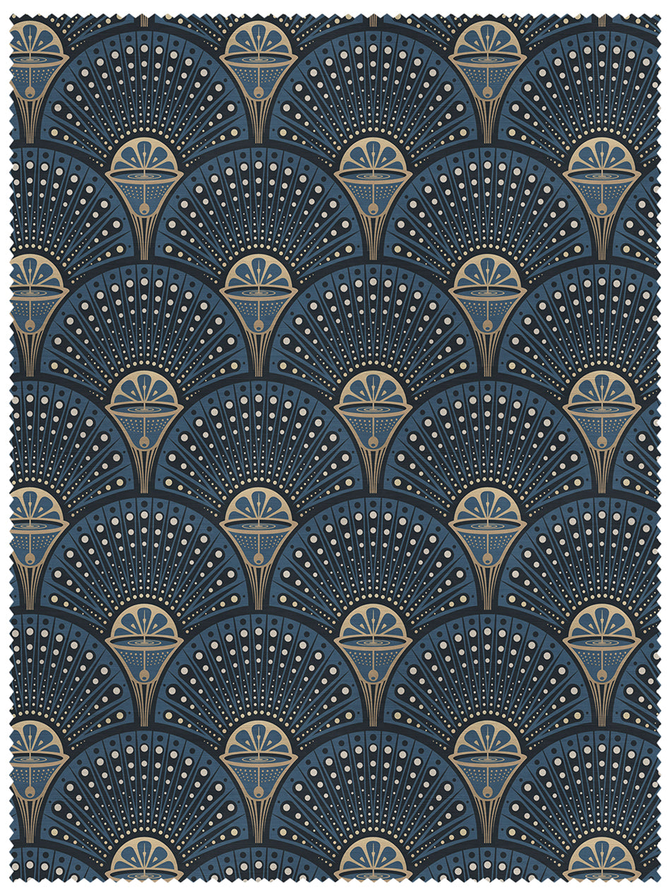 Deco Martini 'Midnight Gold' Linen Sample