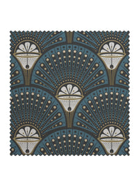 Deco Martini 'Teal' Linen Sample