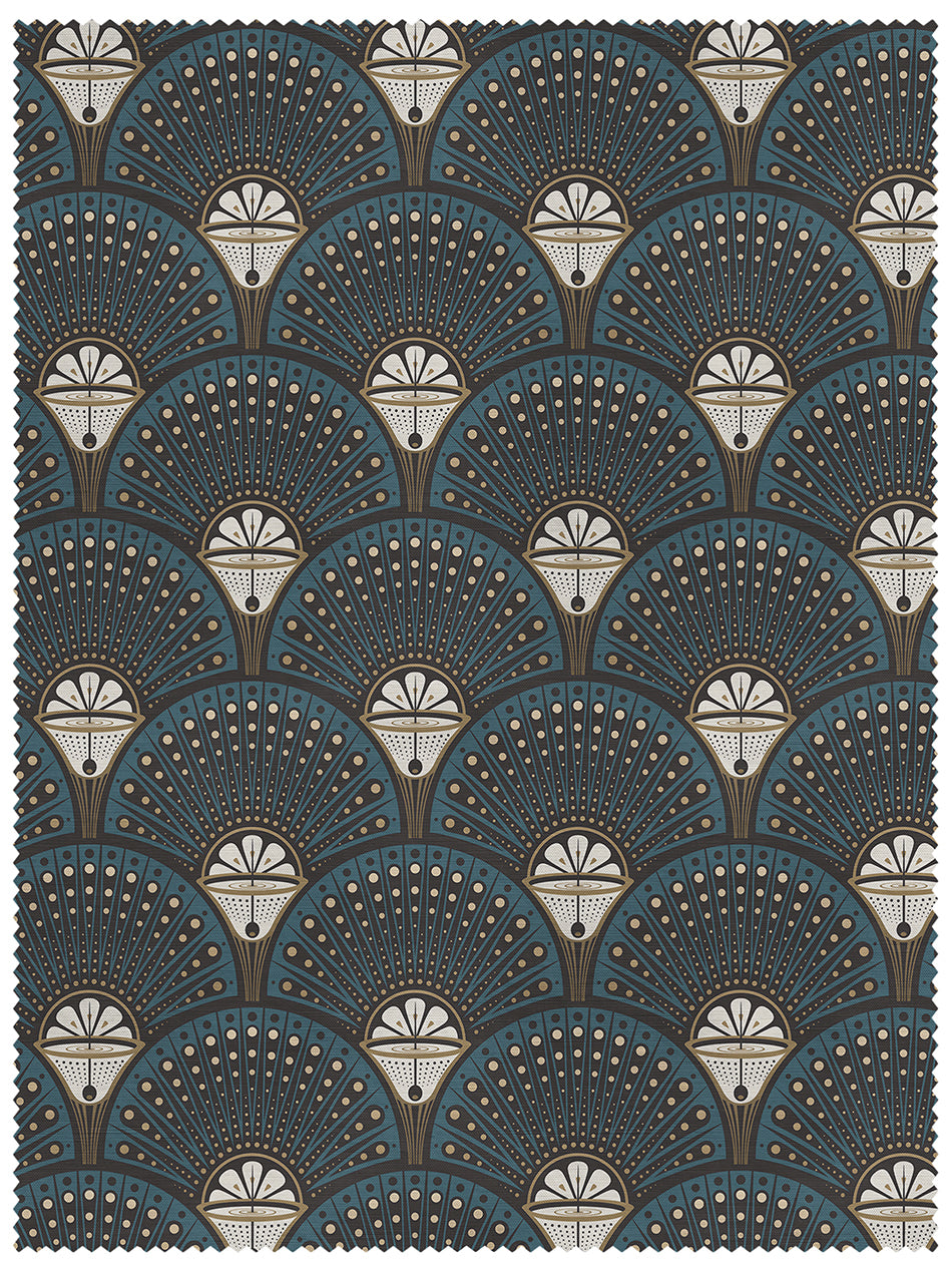 Deco Martini 'Teal' Linen