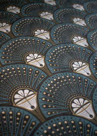 Deco Martini 'Teal' Linen Sample
