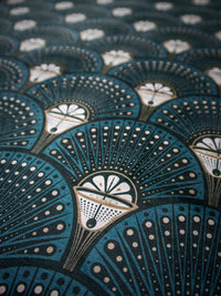 Deco Martini 'Teal' Recycled Velvet