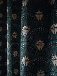 Deco Martini 'Teal' Recycled Velvet Sample