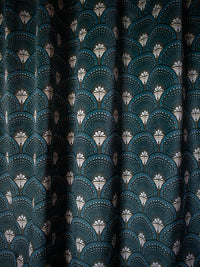 Deco Martini 'Teal' Recycled Velvet
