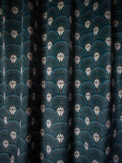 Deco Martini 'Teal' Recycled Velvet