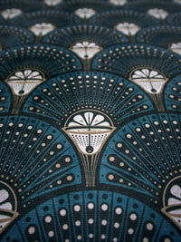 Deco Martini 'Teal' Recycled Velvet Sample