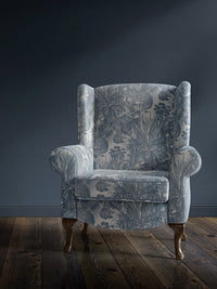 Faunacation 'Bombay Blue' Recycled Velvet Sample