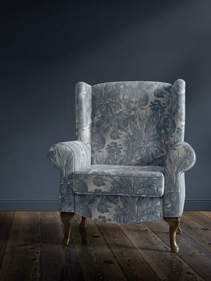 Faunacation 'Bombay Blue' Recycled Velvet Sample