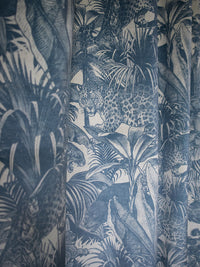 Faunacation 'Bombay Blue' Recycled Velvet Sample