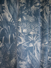 Load image into Gallery viewer, Faunacation &#39;Bombay Blue&#39; Recycled Velvet Sample