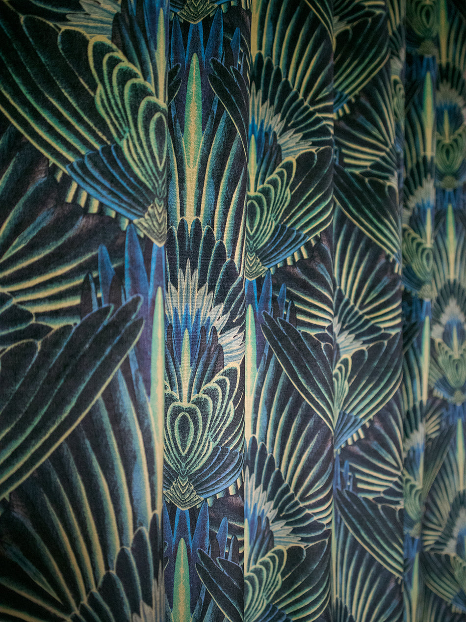Gershwing 'Parakeet' Recycled Velvet Sample