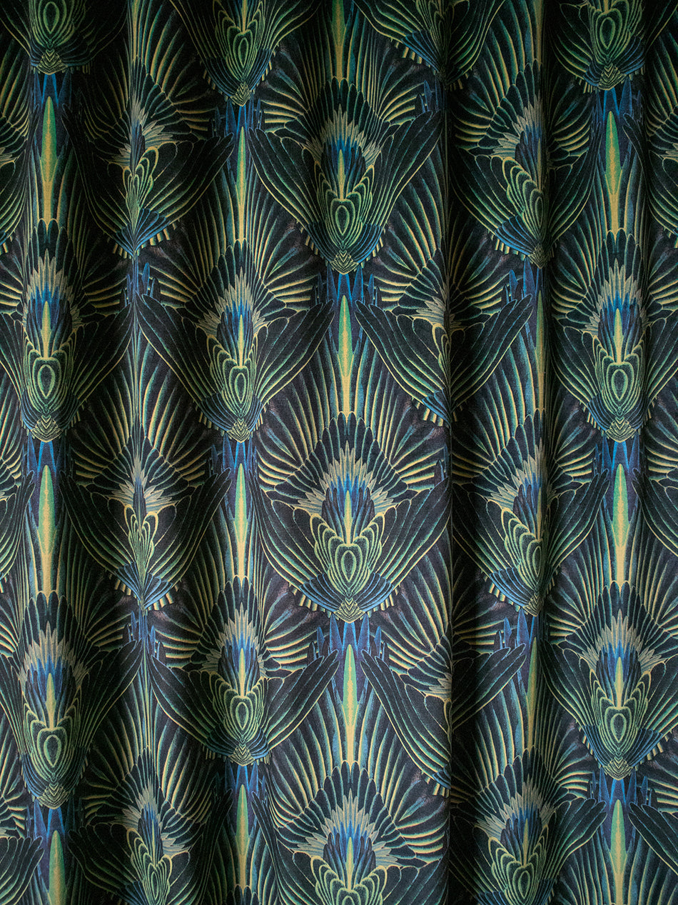 Gershwing 'Parakeet' Recycled Velvet Sample