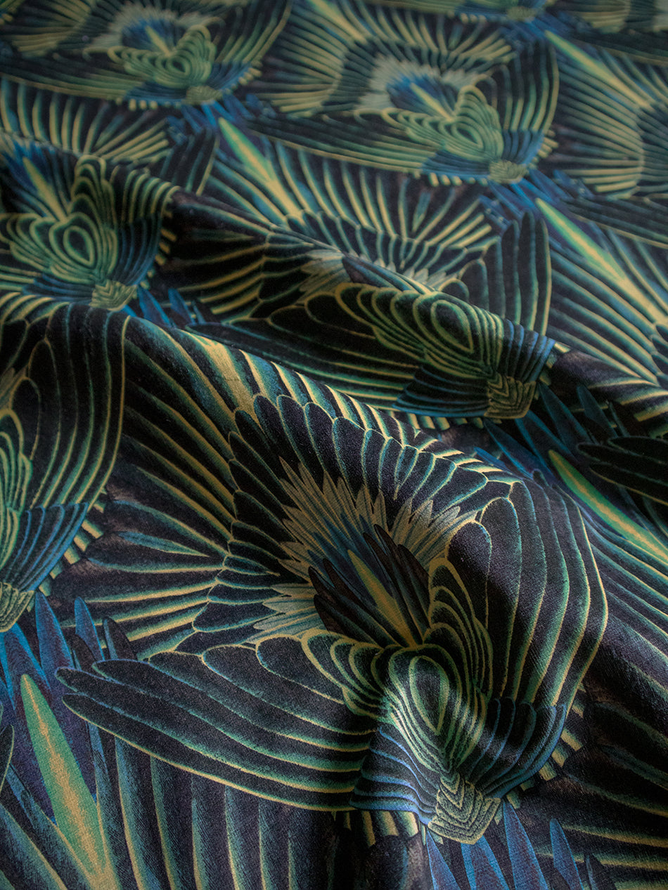Gershwing 'Parakeet' Recycled Velvet