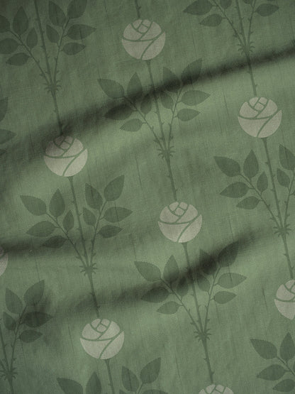 Rozalia 'Sophia Green' Linen Sample