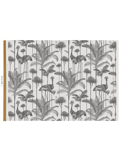 Crane Fonda 'Charcoal' Recycled Velvet Sample