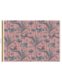 Crane Fonda 'Coral' Recycled Velvet Sample