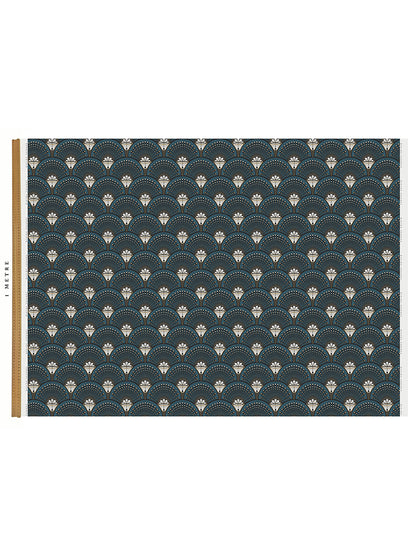 Deco Martini 'Teal' Recycled Velvet Sample