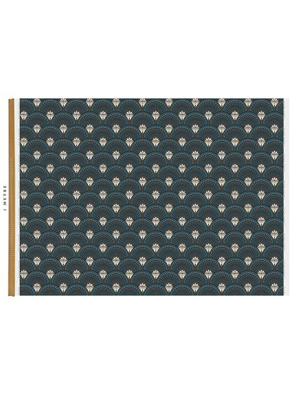 Deco Martini 'Teal' Recycled Velvet
