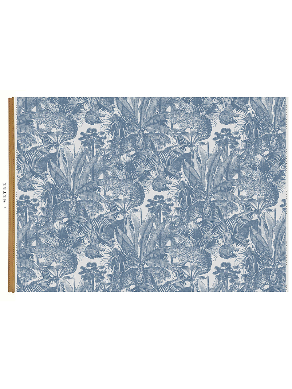 Faunacation 'Bombay Blue' Recycled Velvet Sample