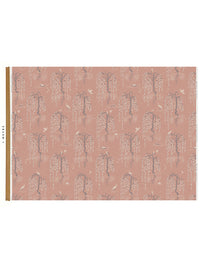Kyoto Blossom 'Lotus Pink' Recycled Velvet Sample