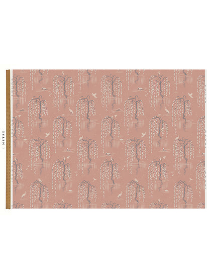 Kyoto Blossom 'Lotus Pink' Recycled Velvet Sample