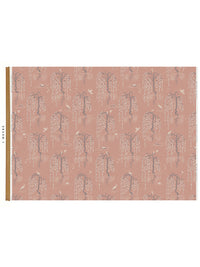 Kyoto Blossom 'Lotus Pink' Recycled Velvet