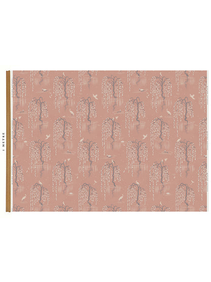 Kyoto Blossom 'Lotus Pink' Recycled Velvet