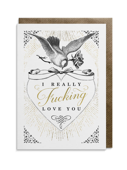 I Fucking Love You Greeting Card