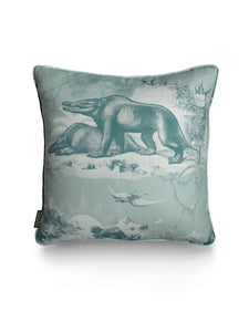 Sample Sale: Extinctopia 'Peppermint' Linen Cushion