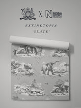 Load image into Gallery viewer, Extinctopia &#39;Slate&#39; Wallpaper Sample