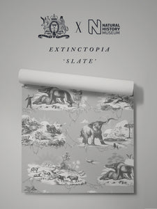 Extinctopia 'Slate' Wallpaper Sample