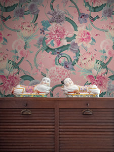 Forbidden Bloom 'Blush' Wallpaper