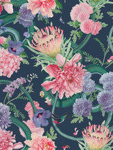 Load image into Gallery viewer, Forbidden Bloom &#39;Deep Blue&#39; Wallpaper