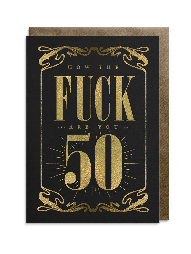 Fuck 50 Greeting Card