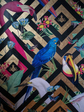 Load image into Gallery viewer, Geometric Aviary Wallpaper Sample