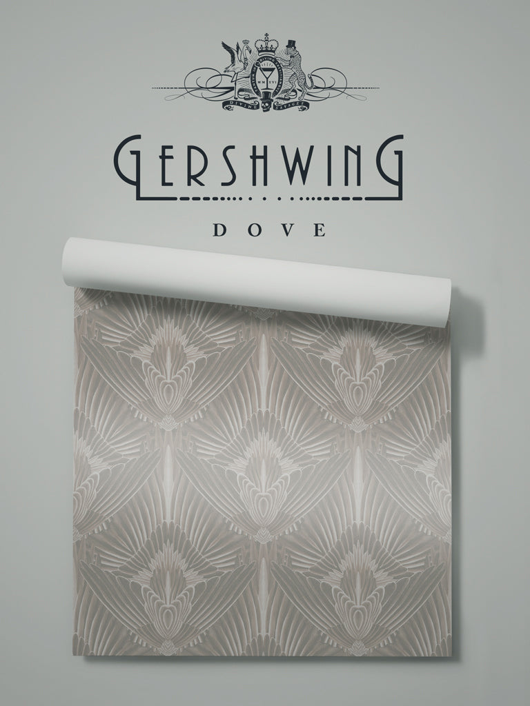 Gershwing 'Dove' Wallpaper Sample