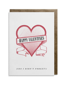 Happy Valentines Greeting Card