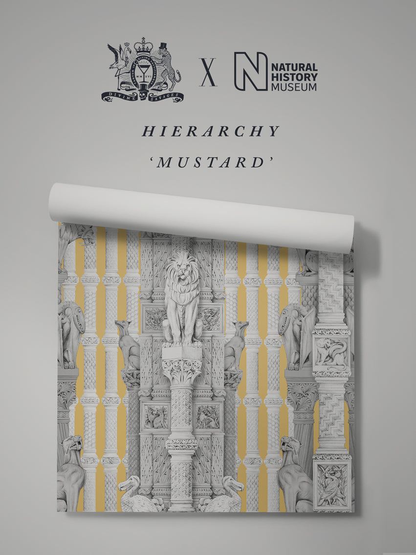 Hierarchy 'Mustard' Wallpaper Sample