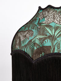 Jungle Faunacation Fringed Lampshade