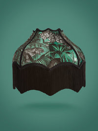 Jungle Faunacation Fringed Lampshade
