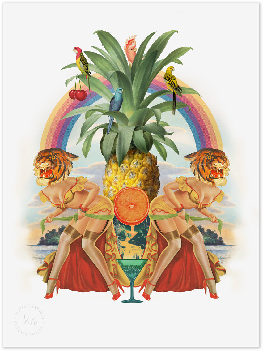 Mai Tai-gers Limited Edition Print