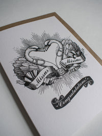 Mrs & Mrs Greeting Card