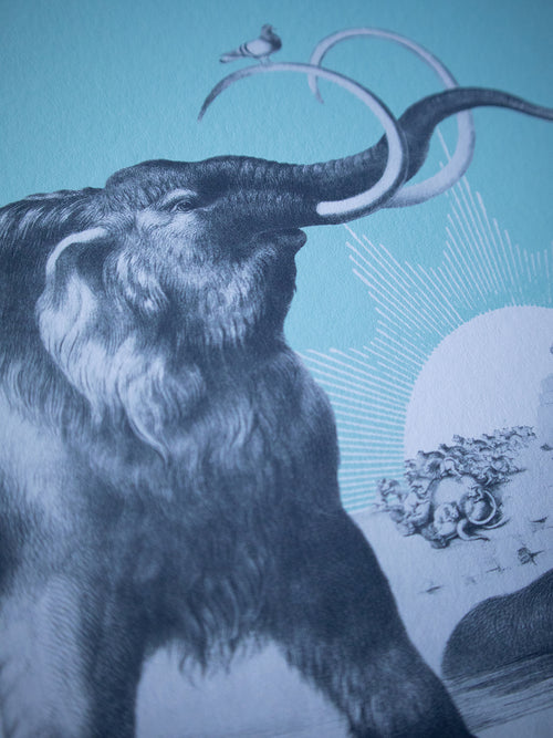 Extinctopia 'Mammoth' Limited Edition Art Print – Divine Savages