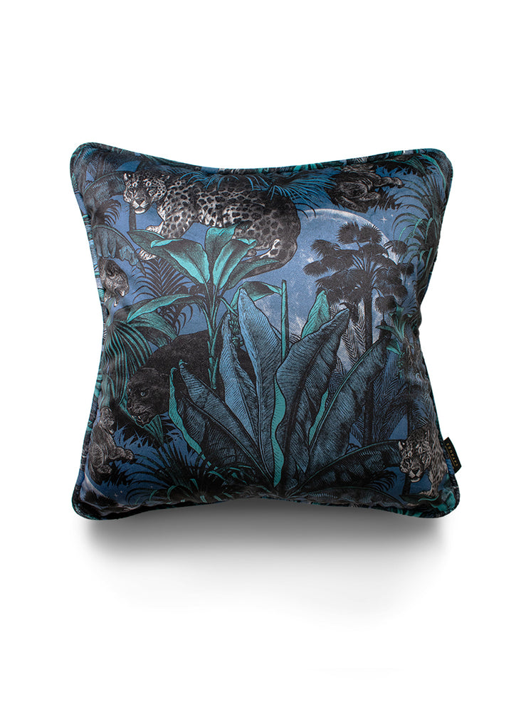 Nocturnal Faunacation Velvet Cushion
