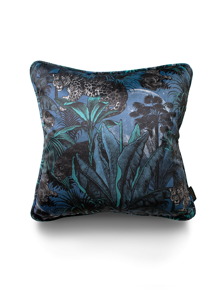 Nocturnal Faunacation Velvet Cushion