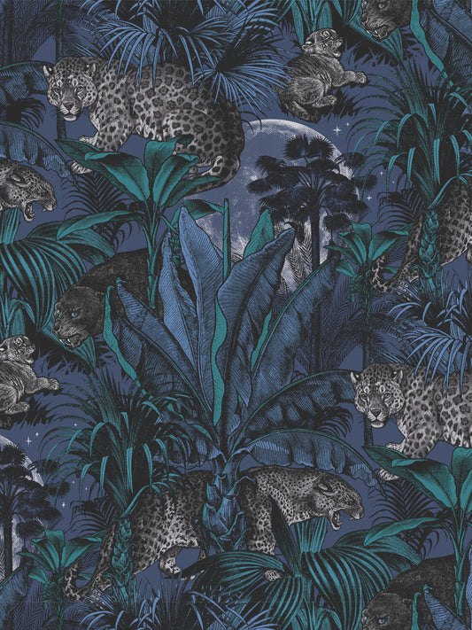 Nocturnal Faunacation Shower Curtain